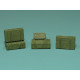 Eureka E-034 1/35 Modern Russian Ammo Crates For 125mm 2a46 Gun 5pcs