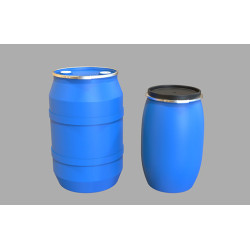 Eureka E-039 1/35 Plastic Chemical Storage Drums Set 1 4pcs W/Decal