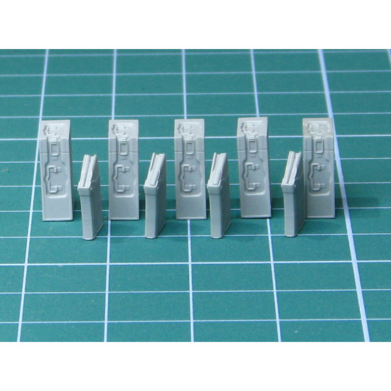 Eureka E-043 1/35 2cm Flak 38 Ammo Boxes And Magazines 9pcs Resin