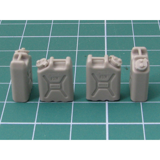 Eureka E-044 1/35 Us Military Water Canisters 20l 4pcs Resin