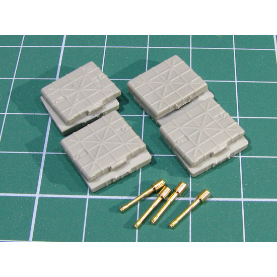 Eureka E-046 1/35 German Stielhandgranate 24 4pcs Resin Brass Granades W/Box