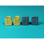 Eureka E-047 1/35 German Jerrycans For Fuel Wwii 20l Kraftstoff Resin 4pcs