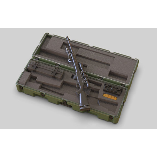 Eureka E-075 1/35 Modern Us Army Pelican M24 Rifle Case With M24 Sniper Weapon