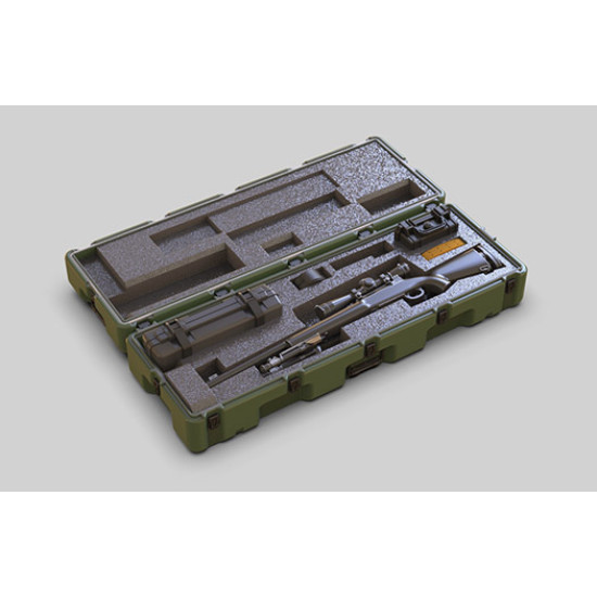 Eureka E-075 1/35 Modern Us Army Pelican M24 Rifle Case With M24 Sniper Weapon