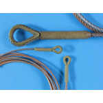 Eureka Er-2502 1/25 Towing Cable For Pz Kpfw Vi Tiger Ausf E Tank 3pcs