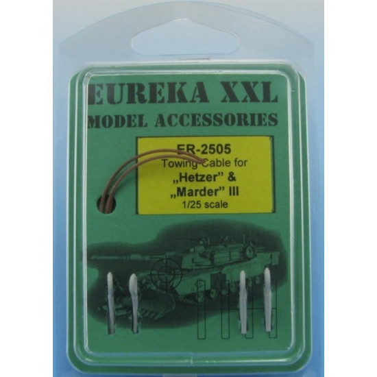 Eureka Er-2505 1/25 Towing Cable For Hetzer Marder Iii And Their Derivatives Sdkfz138 139