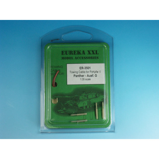 Eureka Er-3501 1/35 Towing Cable For Pz Kpfw V Panther Ausf G Tank