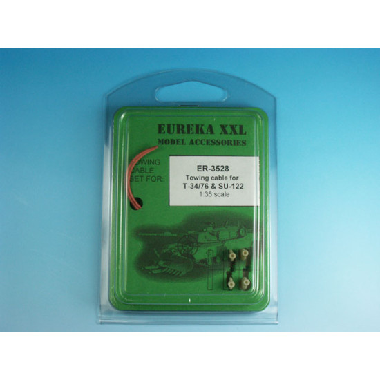 Eureka Er-3528 1/35 Towing Copper Cable For T-34/76 Tank And Su-85/100/122 Spgs