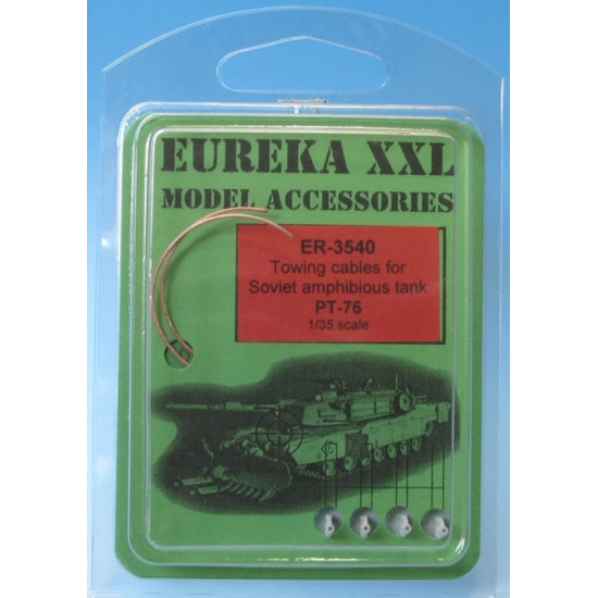 Eureka Er-3540 1/35 Towing Copper Cable For Pt-76 Amphibious Tank Asu-85 Pt-76 Topas