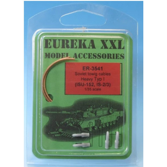 Eureka Er-3542 1/35 Towing Copper Cable For Soviet Heavy Type Ii Is-2 Is-3 Isu-122 Isu-152