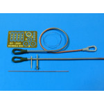 Eureka Er-3550 1/35 Towing Copper Cable And Aerial Base For T-90 Russian Mbt