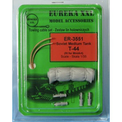 Eureka Er-3551 1/35 Towing Copper Cable Turrel Canvas T-44 Tank Late Stage Wwii