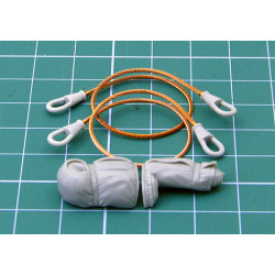 Eureka Er-3556 1/35 Towing Copper Cable For Soviet T-54 Tank And Tarpaulin