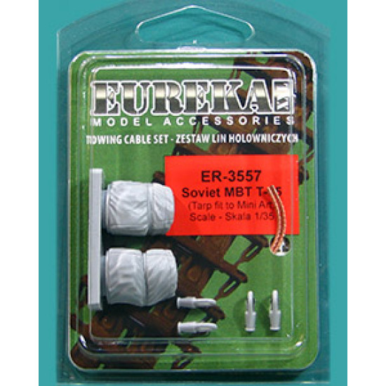 Eureka Er-3557 1/35 Towing Copper Cable For Soviet T-55 Tank Tarpaulin For Miniart