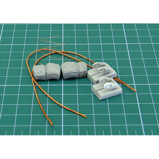 Eureka Er-3557 1/35 Towing Copper Cable For Soviet T-55 Tank Tarpaulin For Miniart