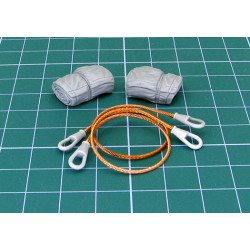 Eureka Er-3557 1/35 Towing Copper Cable For Soviet T-55 Tank Tarpaulin For Miniart