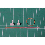Eureka Er-3568 1/35 Metal Barrel And Towing Cable For M18 Hellcat For Tamiya