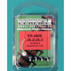 Eureka Er-4808 1/48 Towing Cable For Soviet Is-2 And Is-3 Tanks 2pcs