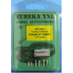 Eureka Er-7204 1/72 Towing Cable For Pz Kpfw Vi Panther Ausf E Tank 3pcs
