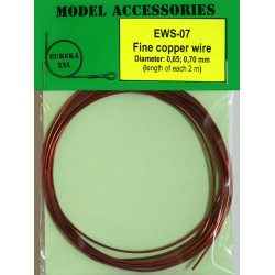 Eureka Ews-07 Universal Fine Copper Wires 0.65 Mm / 0.70 Mm 2m Each