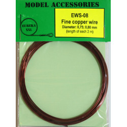 Eureka Ews-08 Universal Fine Copper Wires 0.75 Mm / 0.80 Mm 2m Each