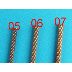 Eureka Lh-z Metal Wire Ropes Set 8x500mm Lh-00 To Lh-07