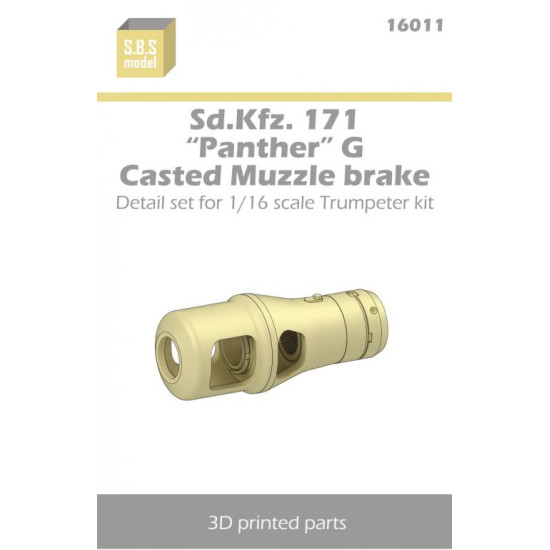 Sbs 16011 1/16 Sd Kfz 171 Panther G Muzzle Brake Casted Resin Model Kit