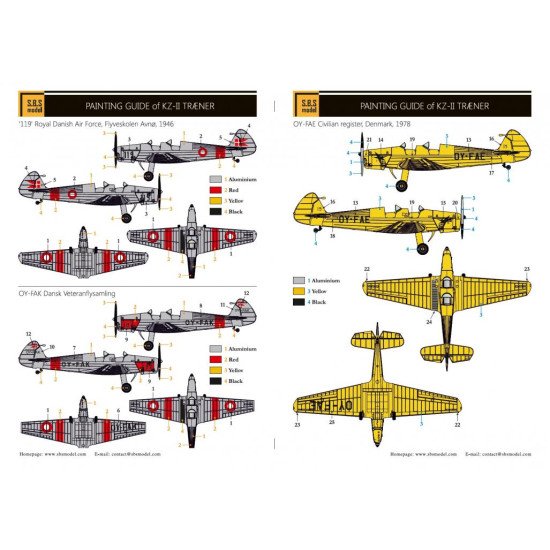 Sbs 7007 1/72 Danish Sai Kz Ii Traener Resin Aircraft Model Kit