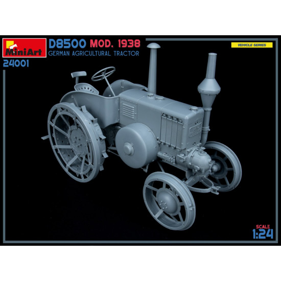 Miniart 24001 - 1/24 - German Agricultural Tractor Plastic Model
