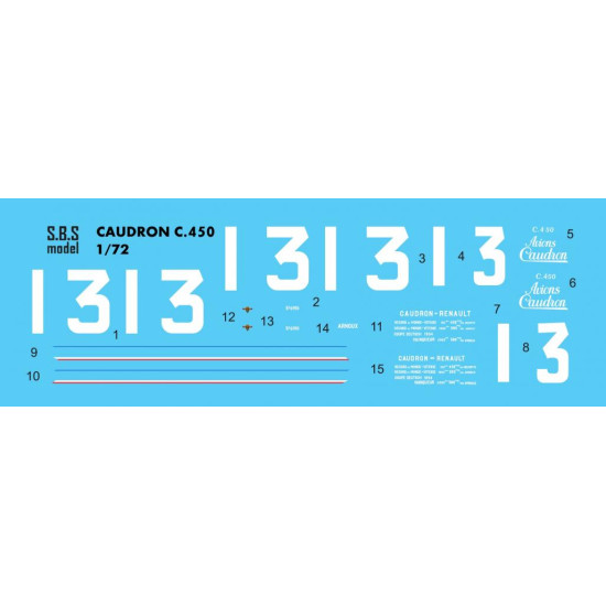 Sbs 7022 1/72 Caudron C 450 Resin Model Kit Military Aircraft