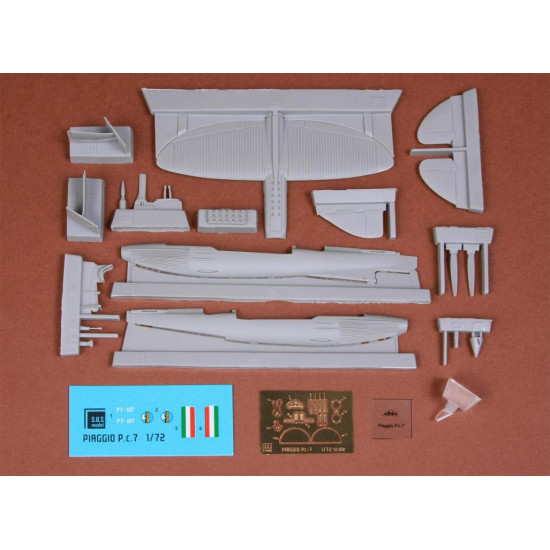 Sbs 7025 1/72 Piaggio Pc 7 Pegna Resin Model Kit Military Aircraft