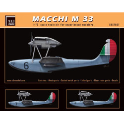 Sbs 7027 1/72 Macchi M 33 Schneider Trophy Full Kit Resin Model Kit