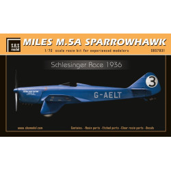 Sbs 7031 1/72 Miles M 5a Sparrowhawk Schlesinger Race Resin Model Kit