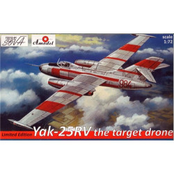 Yakovlev Yak-25RV the target dron (limited edition) 1/72 Amodel 72212-01