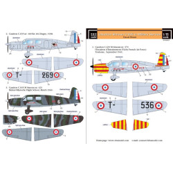 Sbs D72001 1/72 Decal For Caudron Simoun D 635 In Military Service