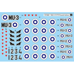 Sbs D72002 1/72 Decal For Mig-15 Uti Finnish Air Force