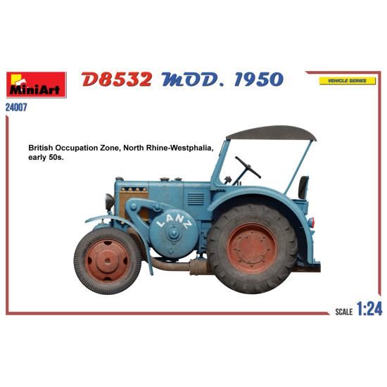 Miniart 24007 - 1/24 - German Traffic Traktor Plastic Model