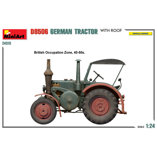 Miniart 24010 - 1/24 - German Traktor Plastic Model Vehicle Kit