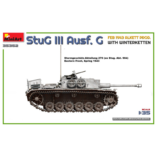 Miniart 35362 - 1/35 - StuG III Ausf G FEB 1943 ALKETT PROD WITH ...