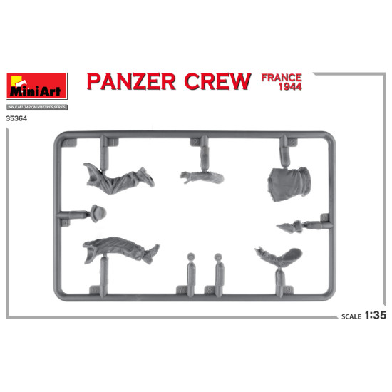 Miniart 35364 - 1/35 - Panzer Crew France 1944 Plastic Figures Kit