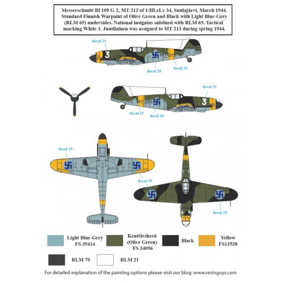 Sbs D72033 1/72 Decal For Ilmari Juutilainen Finlands Top Ace Ww Ii