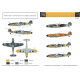 Sbs D72034 1/72 Decal For Messerschmitt Bf-109f In Spanish Service