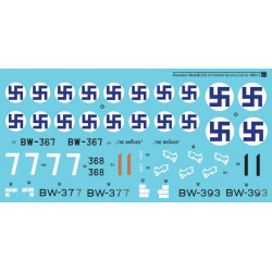 Sbs D48012 1/48 Decal For Brewster Model 239 In Finnish Service
