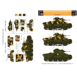 Sbs D35003 1/35 Decal For Hungarian Toldi I A20-b20 In Wwii