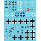 Sbs Buc-32015 1/32 Decal For Bf 109/Ha-1112 1990s Airshow Star Decals