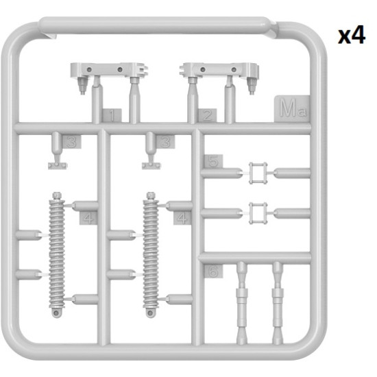 Miniart 35379 - 1/35 - T-34/85 Plant 112 Spring 1944 Armor Kit