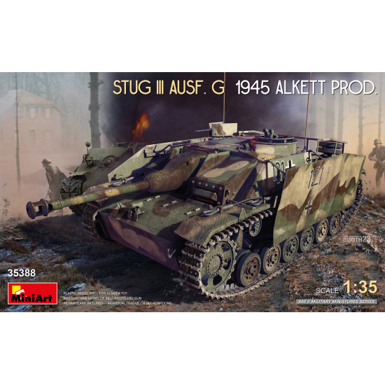 Miniart 35388 - 1/35 - Stug Iii Ausf G 1945 Alkett Prod Armor Kit