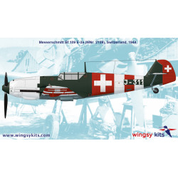 Wingsy Kits D5-12 1/48 Swiss Air Force Fighter Messerschmitt Bf 109 E 3a
