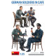 Miniart 35396 - 1/35 - German Soldiers In Cafe Figures Model Kit