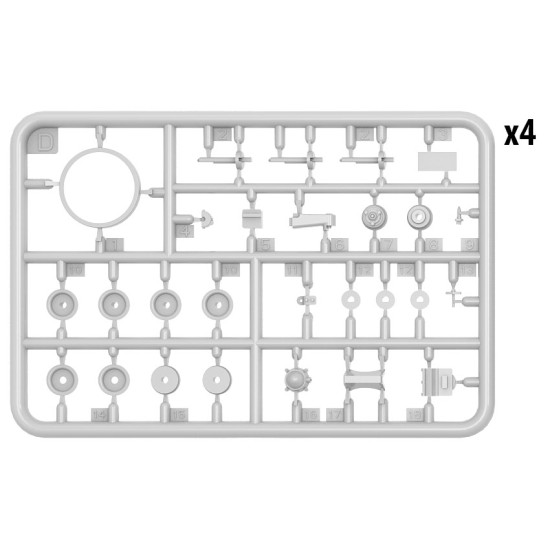 Miniart 35403 - 1/35 - U S Armored Bulldozer Vehicle Kit